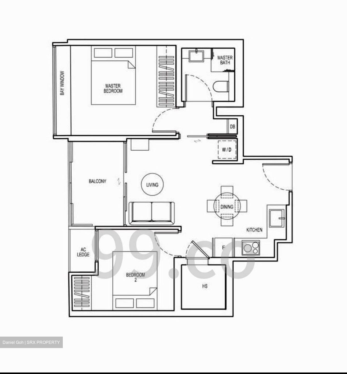 Noma (D14), Apartment #581757841